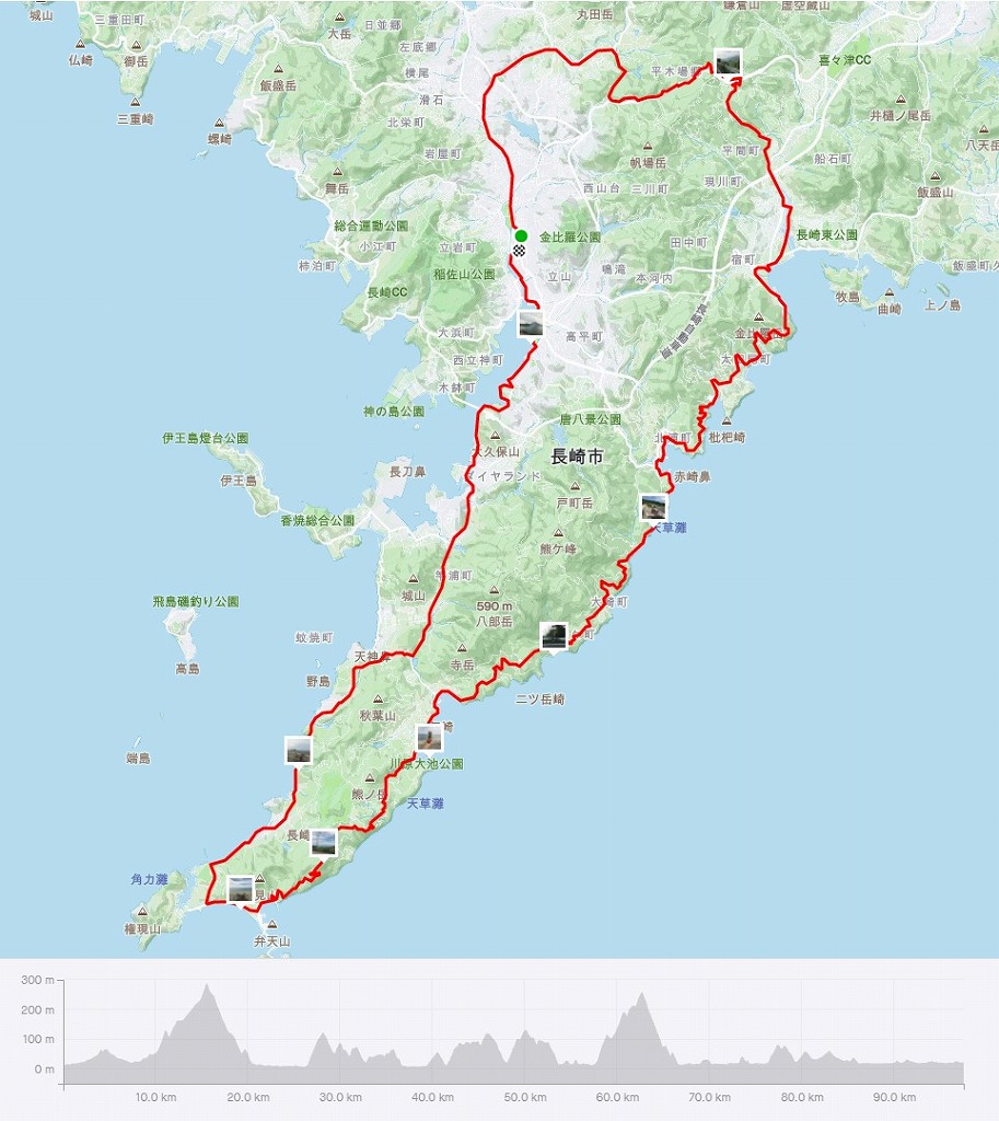 遠征に行かない時に走ってる長崎のコース紹介 やまちゃんblog